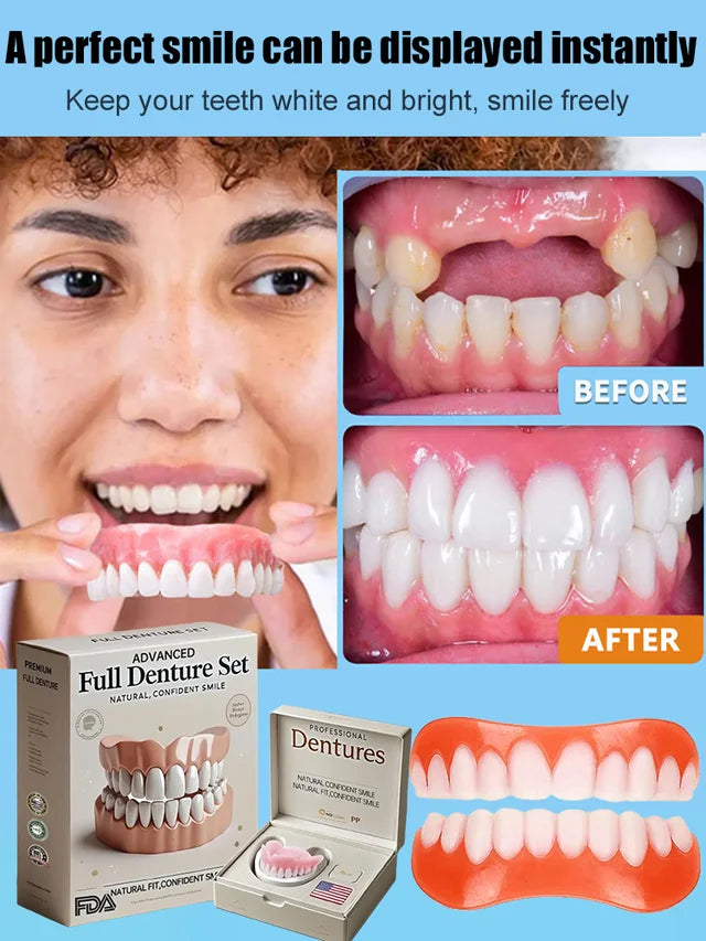 🦷Advanced Customized Full Denture Set🦷  (🔥10,000+ Sold In Last 30 Day)